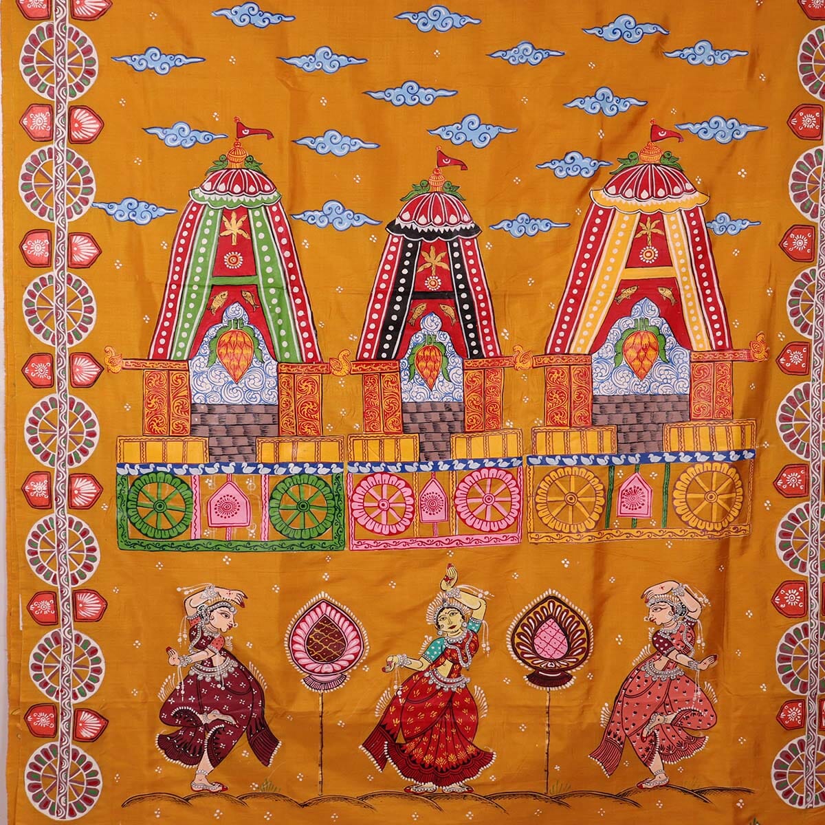 Handloom Patachitra Silk Saree Handloom Saree_Pattachitra silk Priyadarshini Handloom 