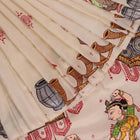 Priyadarshini Handloom - Pattachitra Silk Saree, Handloom Silk Saree, Hand-Painted Saree, Odisha Handloom, Indian Ethnic Wear, Women's Clothing.