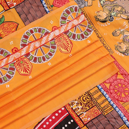 Handloom Patachitra Silk Saree Handloom Saree_Pattachitra silk Priyadarshini Handloom 