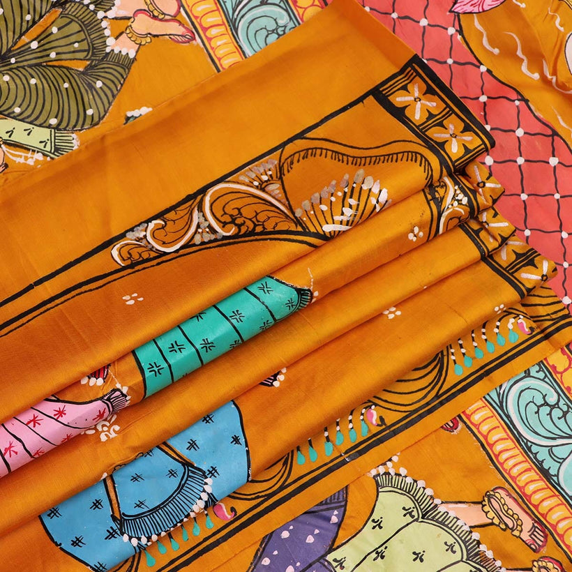 Pattachitra weave detail