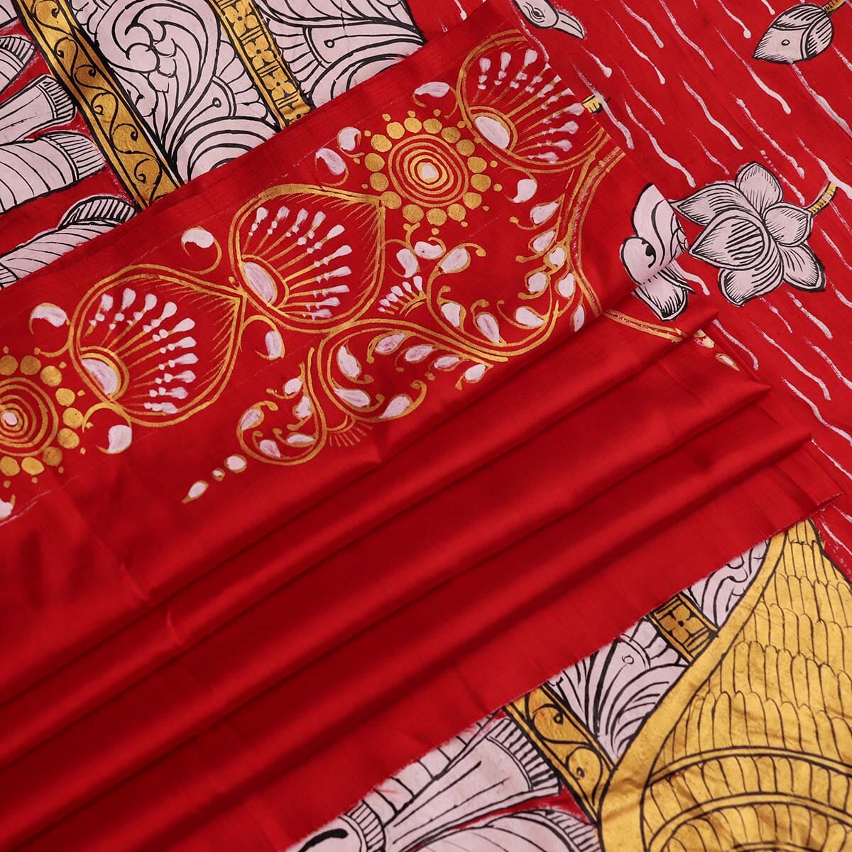 Handloom Patachitra Silk Saree Handloom Saree_Pattachitra silk Priyadarshini Handloom 
