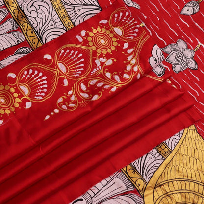 Handloom Patachitra Silk Saree Handloom Saree_Pattachitra silk Priyadarshini Handloom 