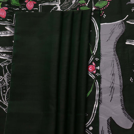 Handloom Patachitra Silk Saree Handloom Saree_Pattachitra silk Priyadarshini Handloom 