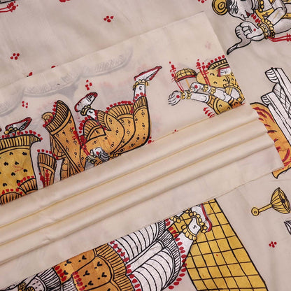 Handloom Patachitra Silk Saree Handloom Saree_Pattachitra silk Priyadarshini Handloom 