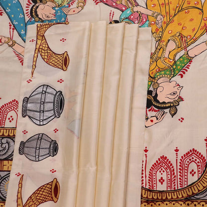 Handloom Patachitra Silk Saree Handloom Saree_Pattachitra silk Priyadarshini Handloom 