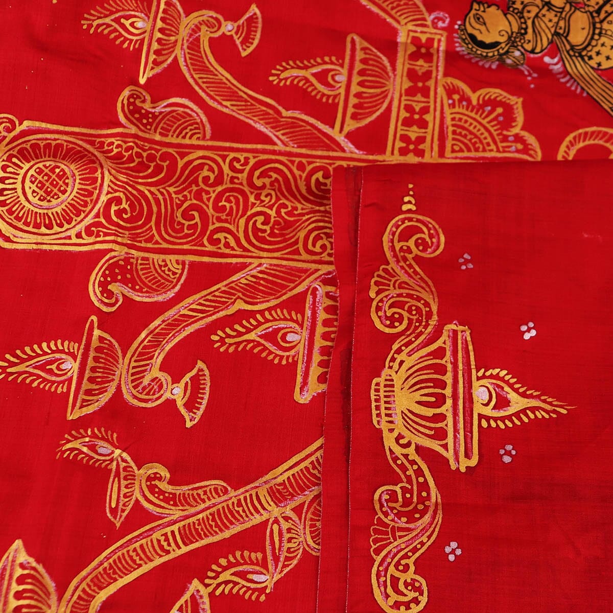 Handloom Patachitra Silk Saree Handloom Saree_Pattachitra silk Priyadarshini Handloom 