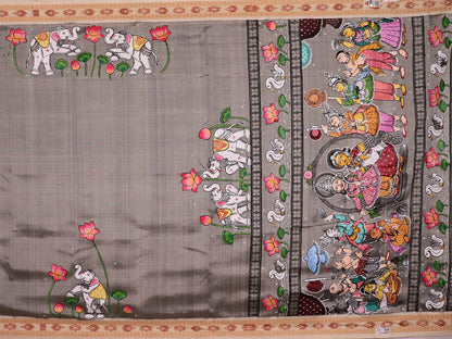 Handloom Patachitra Silk Saree Handloom Saree_Pattachitra silk Priyadarshini Handloom 