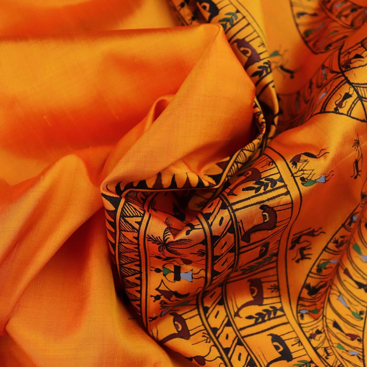 Handloom Patachitra Silk Saree Handloom Saree_Pattachitra silk Priyadarshini Handloom 