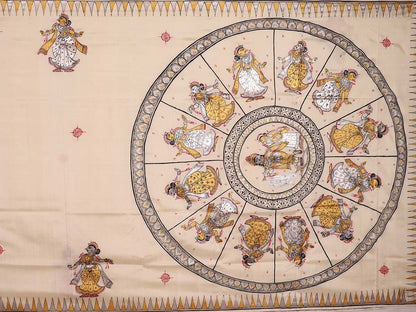 Handloom Patachitra Silk Saree Handloom Saree_Pattachitra silk Priyadarshini Handloom 