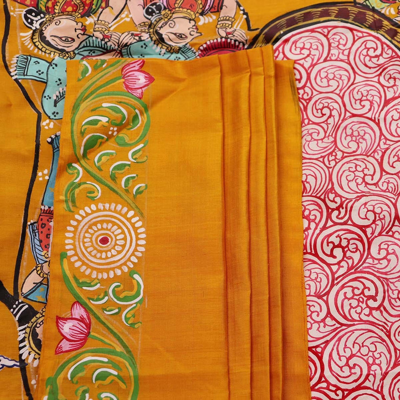 Pattachitra weave detail