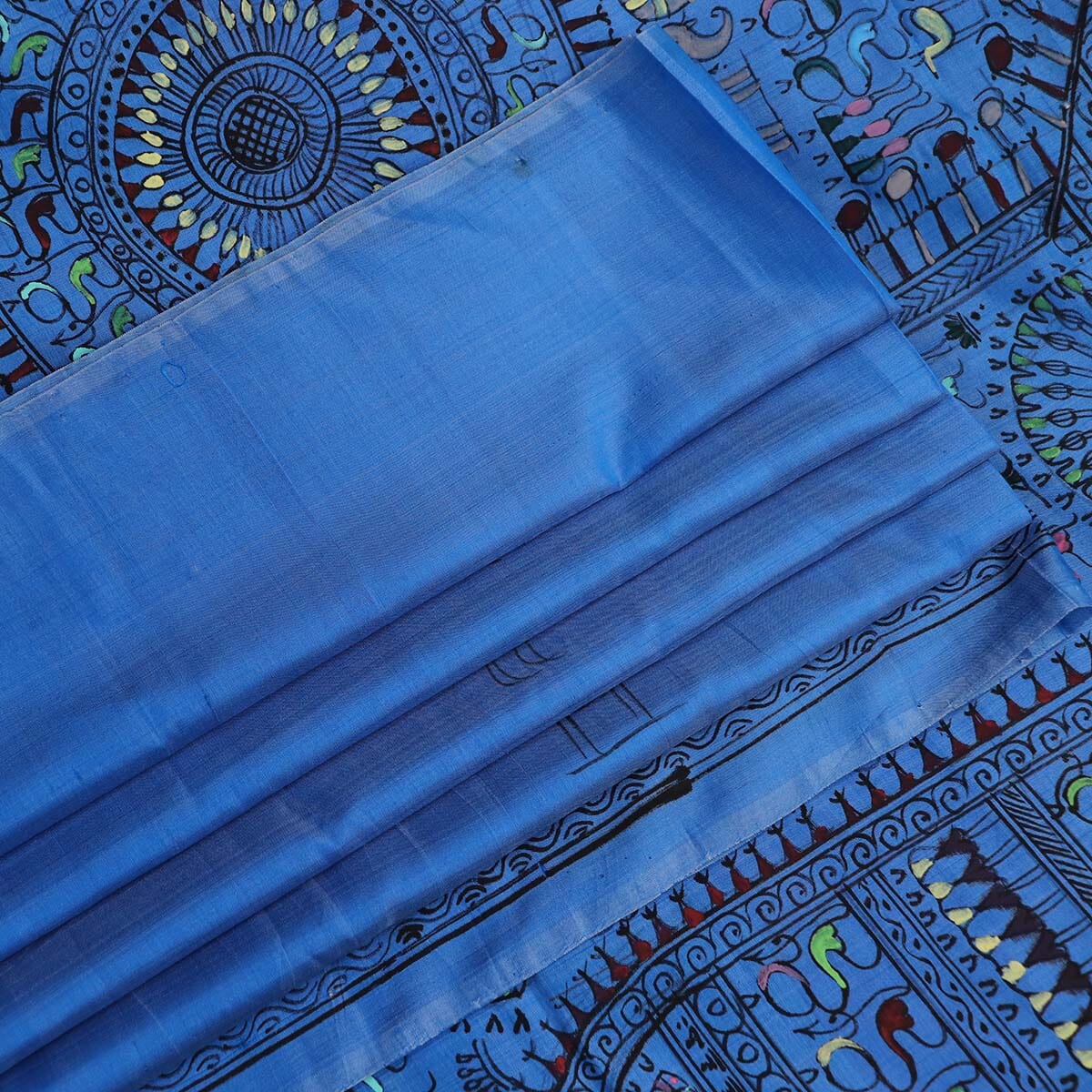 Handloom Patachitra Silk Saree Handloom Saree_Pattachitra silk Priyadarshini Handloom 