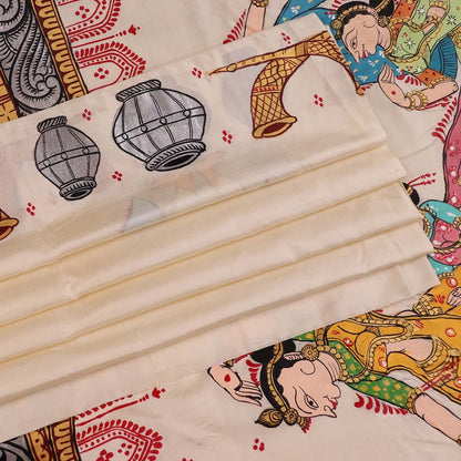 Handloom Patachitra Silk Saree Handloom Saree_Pattachitra silk Priyadarshini Handloom 