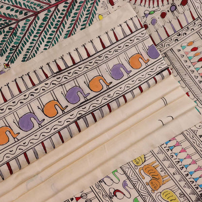 Handloom Patachitra Silk Saree Handloom Saree_Pattachitra silk Priyadarshini Handloom 
