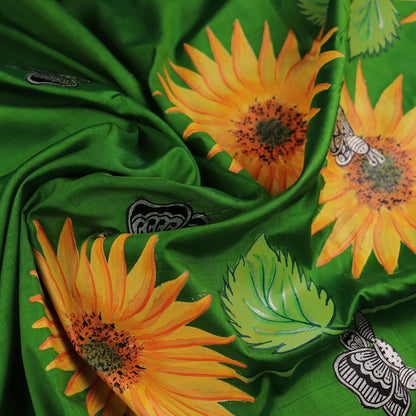 Handloom Patachitra Silk Saree Handloom Saree_Pattachitra silk Priyadarshini Handloom 
