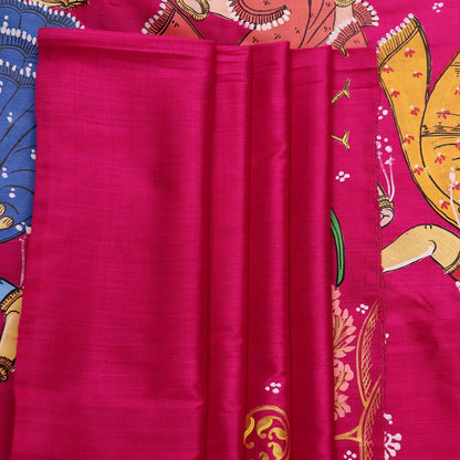 Handloom Patachitra Silk Saree Handloom Saree_Pattachitra silk Priyadarshini Handloom 