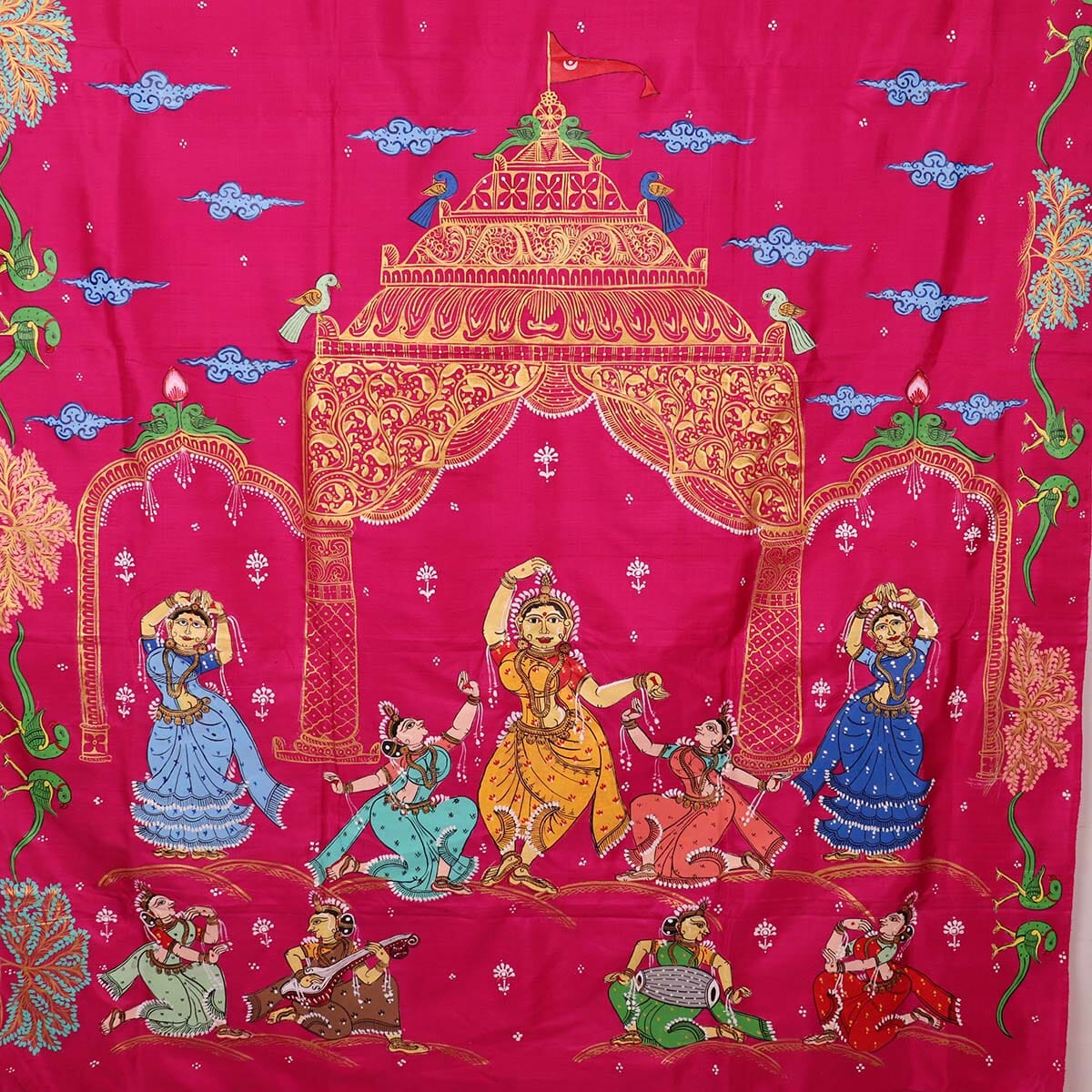 Handloom Patachitra Silk Saree Handloom Saree_Pattachitra silk Priyadarshini Handloom 