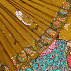 Priyadarshini Handloom - Pattachitra Silk Saree, Handloom Silk Saree, Hand-Painted Saree, Odisha Handloom, Indian Ethnic Wear, Women's Clothing.