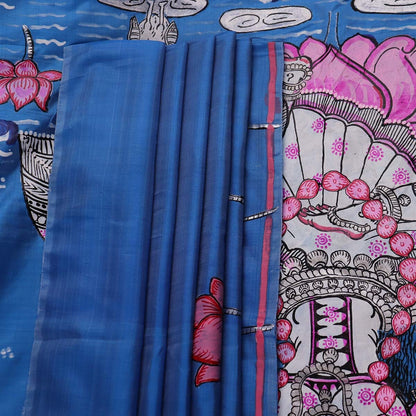 Handloom Patachitra Silk Saree Handloom Saree_Pattachitra silk Priyadarshini Handloom 
