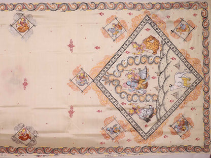 Handloom Patachitra Silk Saree Handloom Saree_Pattachitra silk Priyadarshini Handloom 