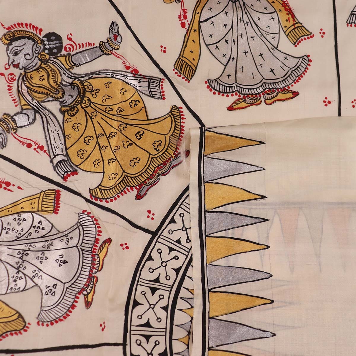 Handloom Patachitra Silk Saree Handloom Saree_Pattachitra silk Priyadarshini Handloom 