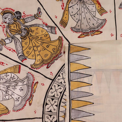 Handloom Patachitra Silk Saree Handloom Saree_Pattachitra silk Priyadarshini Handloom 