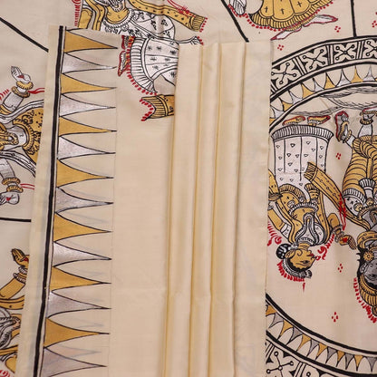 Handloom Patachitra Silk Saree Handloom Saree_Pattachitra silk Priyadarshini Handloom 