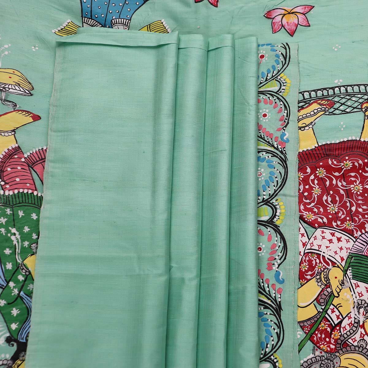 Handloom Patachitra Silk Saree Handloom Saree_Pattachitra silk Priyadarshini Handloom 