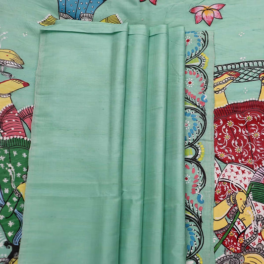 Handloom Patachitra Silk Saree Handloom Saree_Pattachitra silk Priyadarshini Handloom 