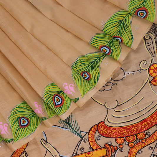 Handloom Patachitra Silk Saree Handloom Saree_Pattachitra silk Priyadarshini Handloom 