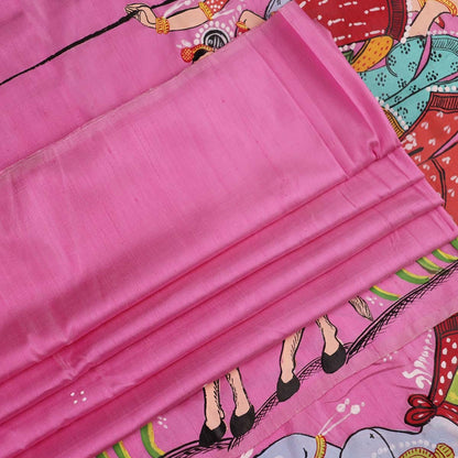 Handloom Patachitra Silk Saree Handloom Saree_Pattachitra silk Priyadarshini Handloom 