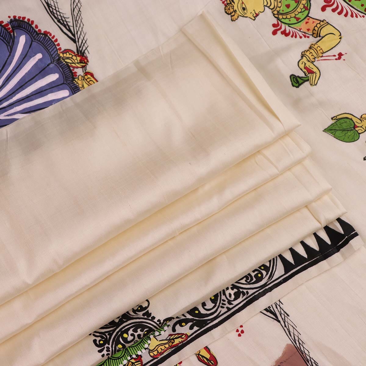 Handloom Patachitra Silk Saree Handloom Saree_Pattachitra silk Priyadarshini Handloom 