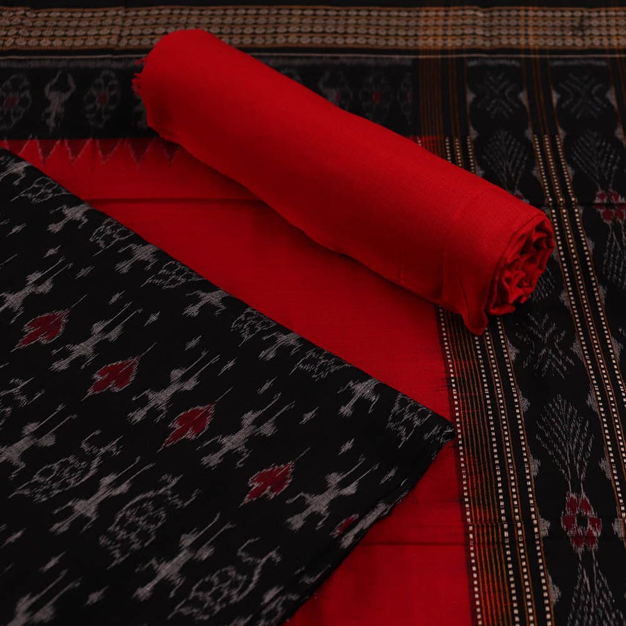 Priyadarshini Handloom -Ikat Salwar Suit Set with Dupatta Collection ...