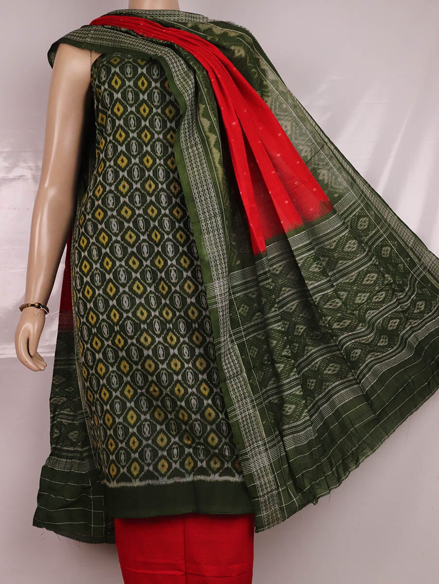 Women's Handloom Cotton Dress Material & Salwar Suits. Summer Collection  Chudidhar material. South Cotton Suits