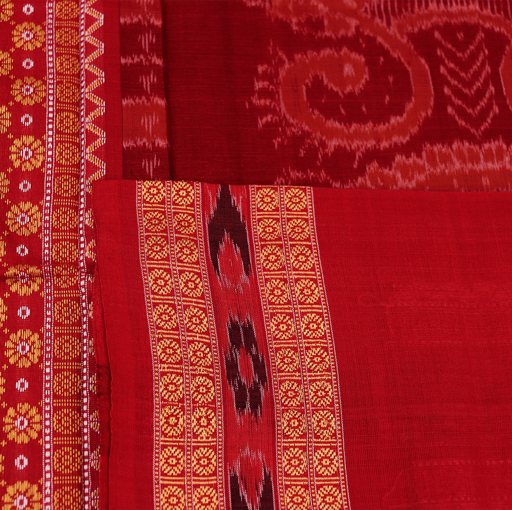 Handloom Sambalpuri Cotton Ikkat Saree Handloom Saree_Cotton Priyadarshini Handloom 