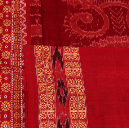 Handloom Sambalpuri Cotton Ikkat Saree Handloom Saree_Cotton Priyadarshini Handloom 