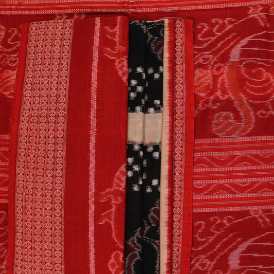 Handloom Sambalpuri Cotton Ikkat Saree Handloom Saree_Cotton Priyadarshini Handloom 