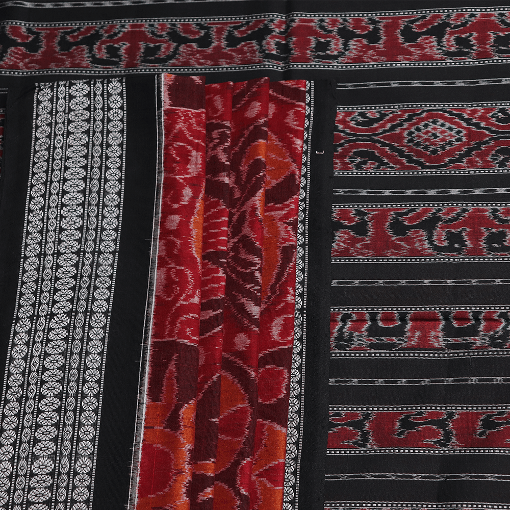 Handloom Sambalpuri Cotton Ikkat Saree Handloom Saree_Cotton Priyadarshini Handloom 