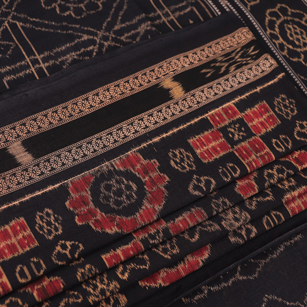 Handloom Sambalpuri Cotton Ikkat Saree Handloom Saree_Cotton Priyadarshini Handloom 