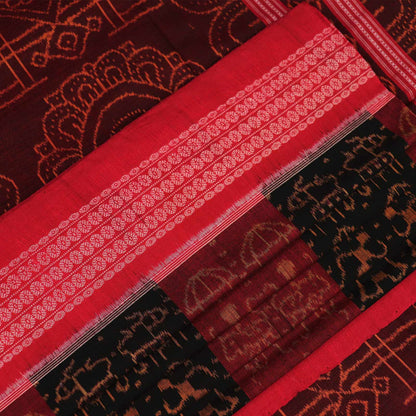 Handloom Sambalpuri Cotton Ikkat Saree Handloom Saree_Cotton Priyadarshini Handloom 
