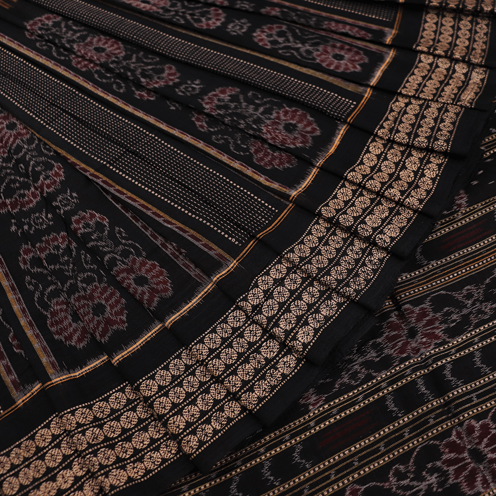 Handloom Sambalpuri Cotton Ikkat Saree Handloom Saree_Cotton Priyadarshini Handloom 