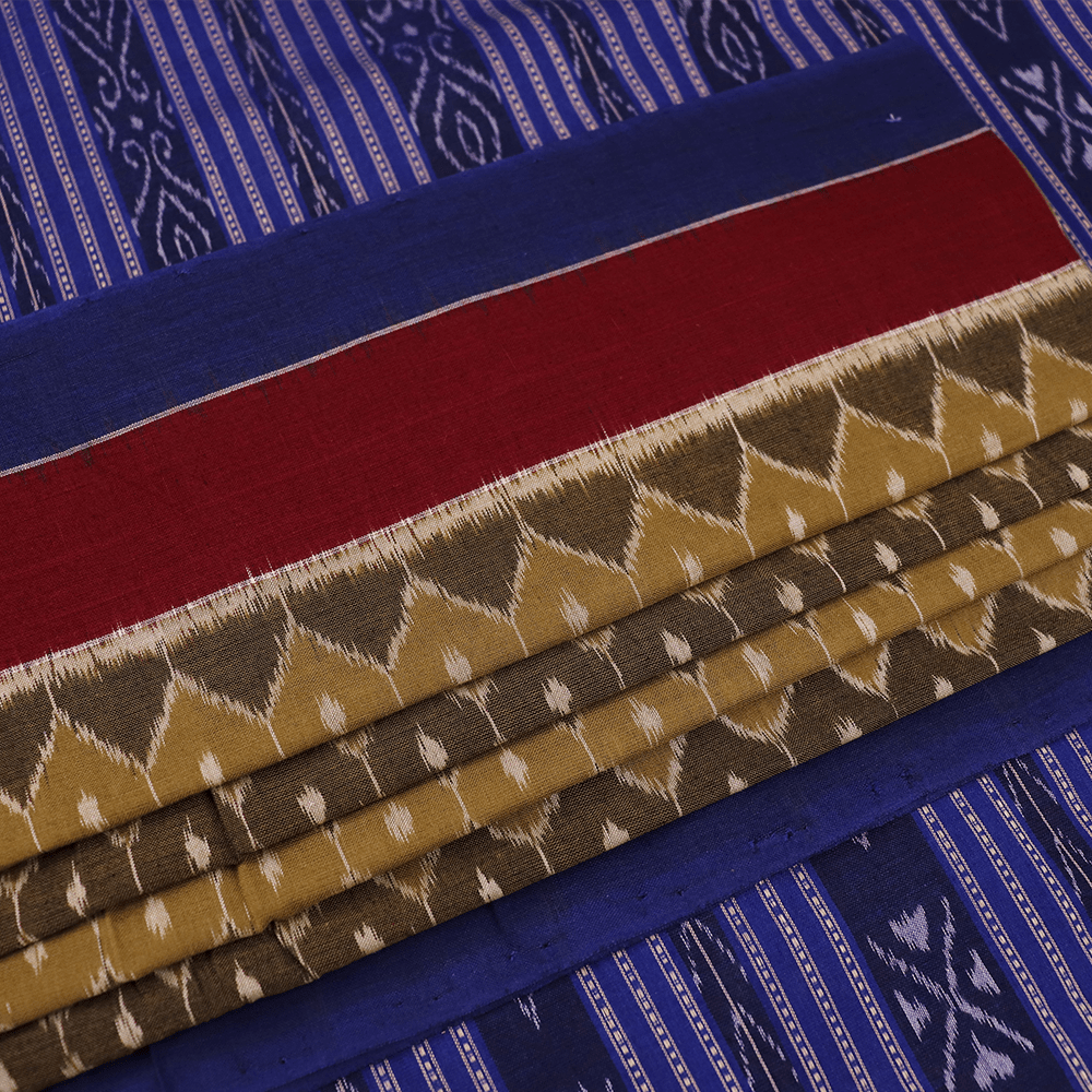 Handloom Sambalpuri Cotton Ikkat Saree Handloom Saree_Cotton Priyadarshini Handloom 