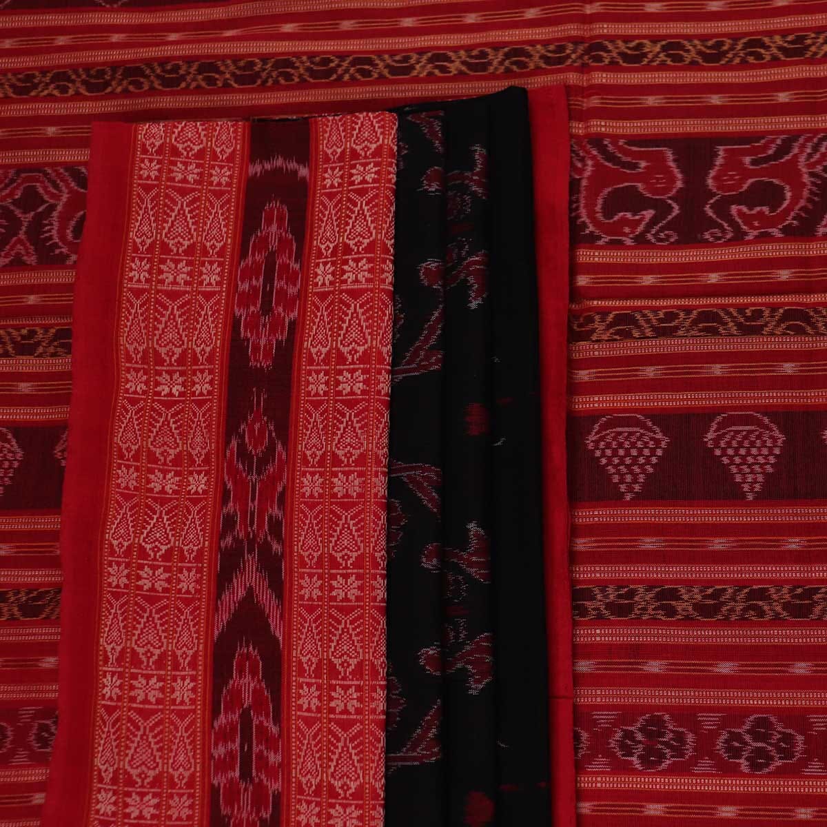 Handloom Sambalpuri Cotton Ikkat Saree Handloom Saree_Cotton Priyadarshini Handloom 