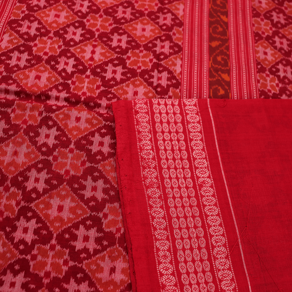 Handloom Sambalpuri Cotton Ikkat Saree Handloom Saree_Cotton Priyadarshini Handloom 