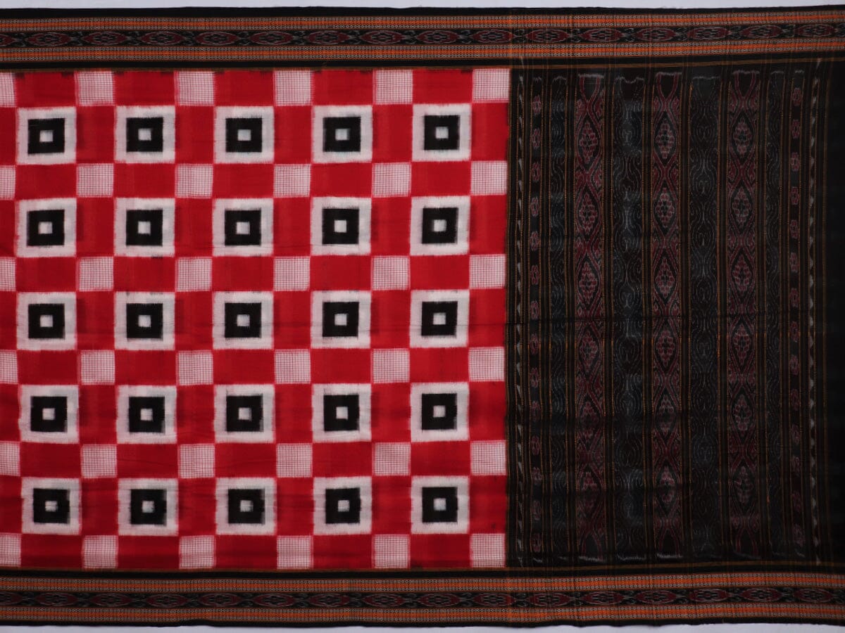 Handloom Sambalpuri Cotton Ikkat Saree Handloom Saree_Cotton Priyadarshini Handloom 