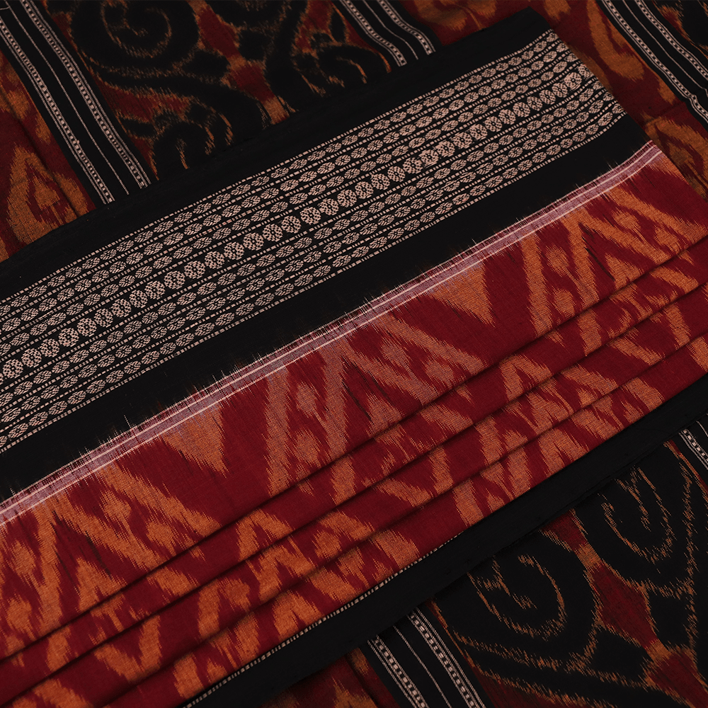 Handloom Sambalpuri Cotton Ikkat Saree Handloom Saree_Cotton Priyadarshini Handloom 