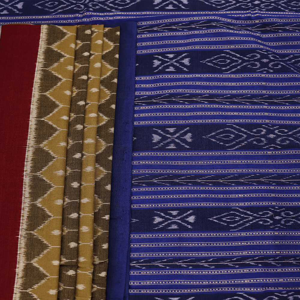 Handloom Sambalpuri Cotton Ikkat Saree Handloom Saree_Cotton Priyadarshini Handloom 