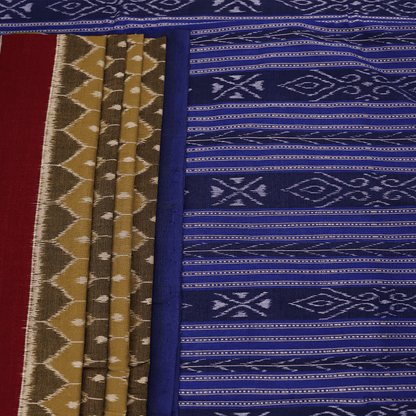Handloom Sambalpuri Cotton Ikkat Saree Handloom Saree_Cotton Priyadarshini Handloom 