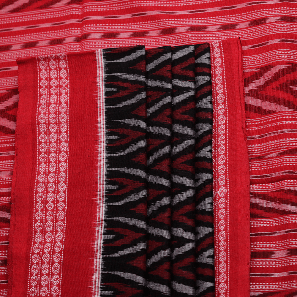 Handloom Sambalpuri Cotton Ikkat Saree Handloom Saree_Cotton Priyadarshini Handloom 
