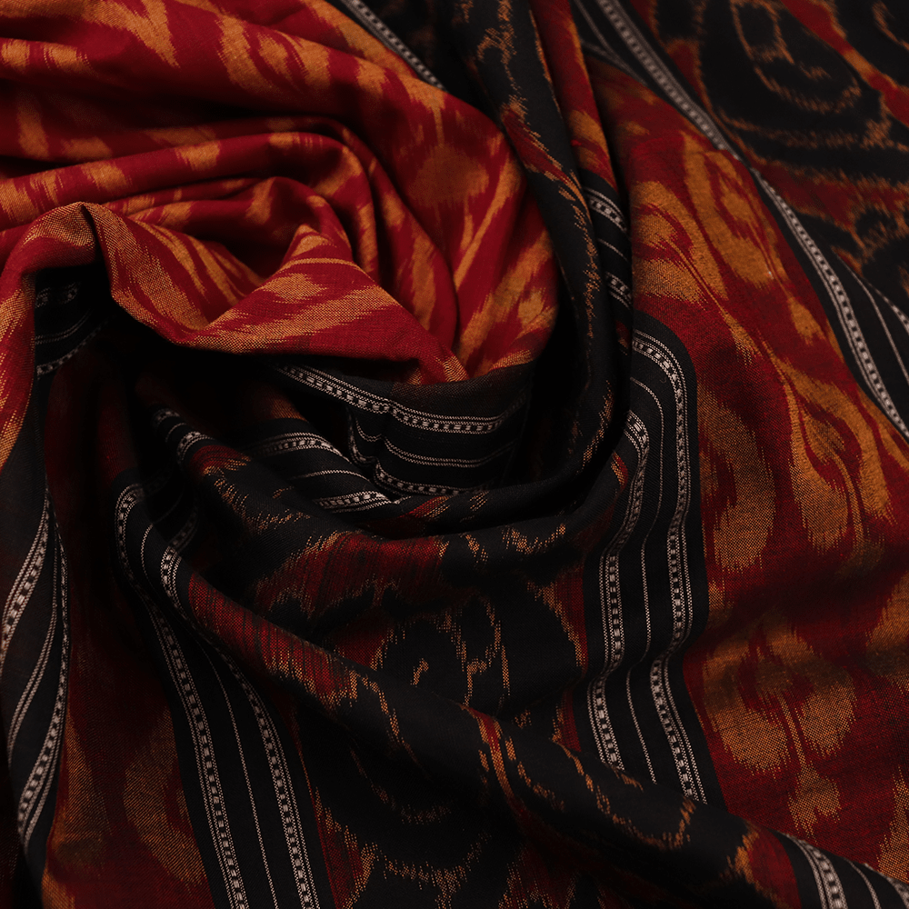 Handloom Sambalpuri Cotton Ikkat Saree Handloom Saree_Cotton Priyadarshini Handloom 