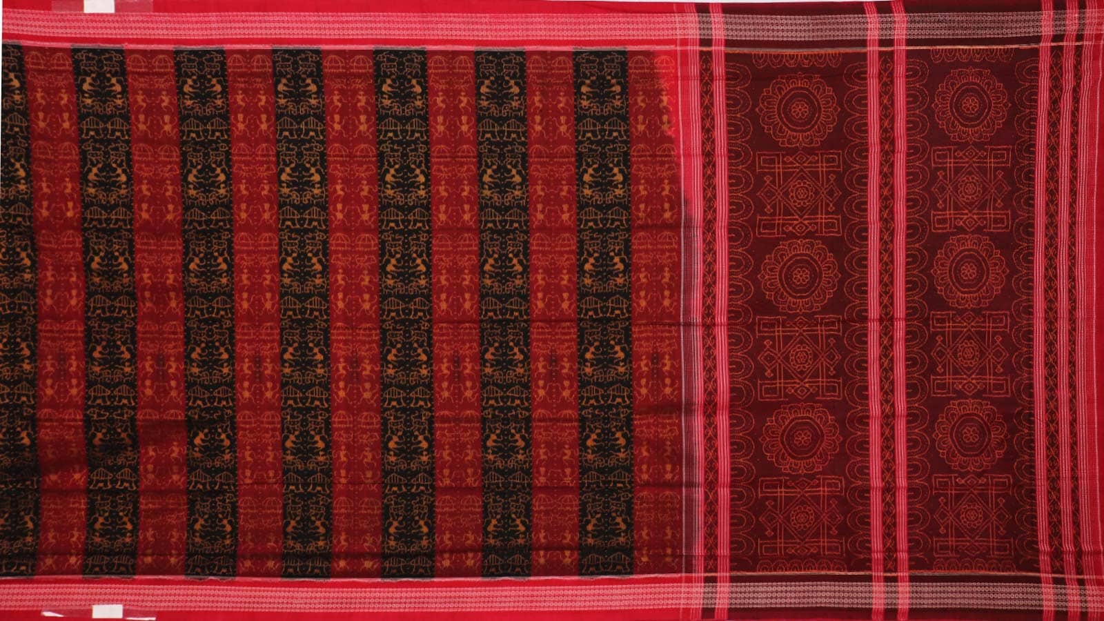 Handloom Sambalpuri Cotton Ikkat Saree Handloom Saree_Cotton Priyadarshini Handloom 